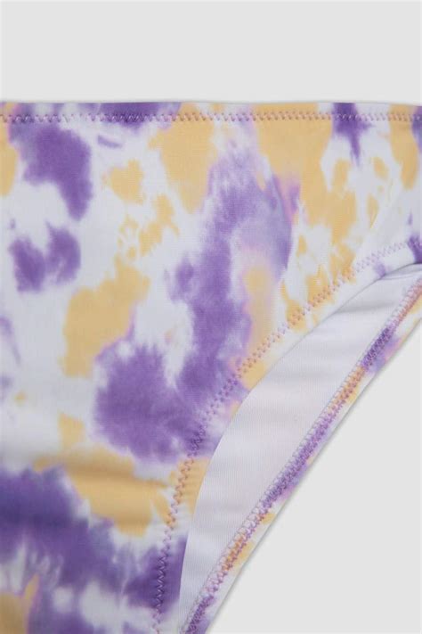 Mor K Z Ocuk Gen K Z K Z Ocuk Batik Desenli Bikini Tak M Defacto