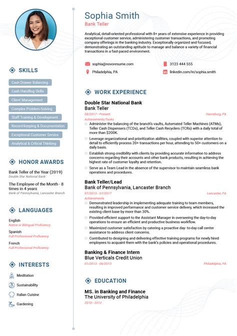 New Resume Formats Helen S Boyd