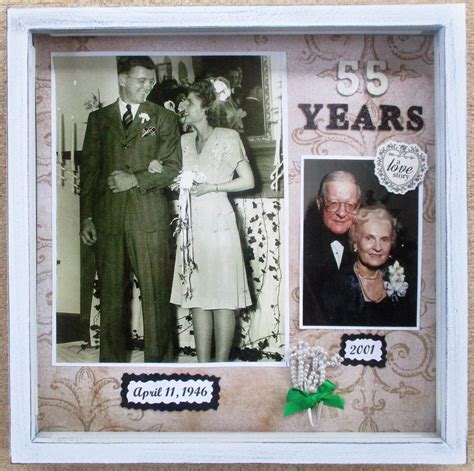 55th Wedding Anniversary, Emerald Anniversary Gift, Anniversary ...