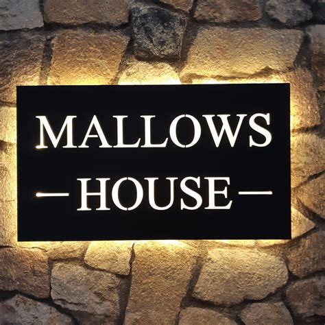 Illuminated House Name Plate - Kreative Ideen Heimtextilien