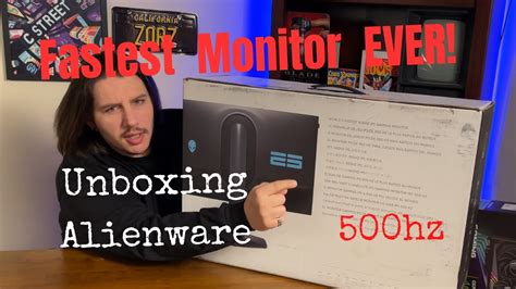 Fastest Monitor Ever Alienware Hz Aw H Unboxing First