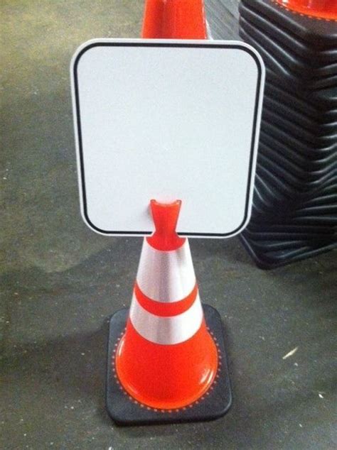 Traffic Safety Direct Traffic Cone Signs Snap On Signs