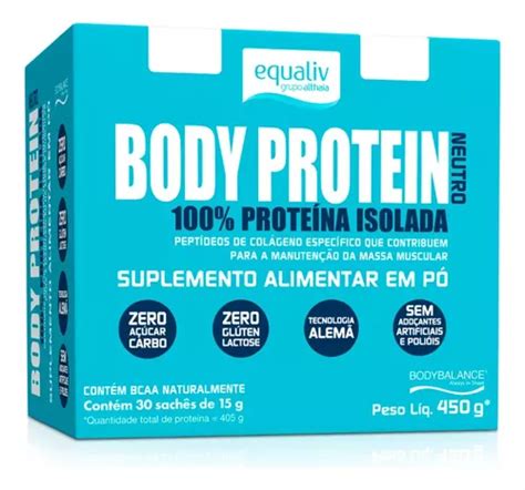 Equaliv Body Protein Neutro Sach S G Frete Gr Tis