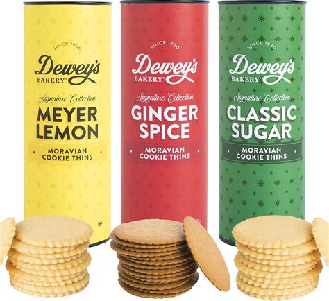 Moravian Cookie T Tube Collection By Deweys Bakery Classic Sugar Ginger Spice