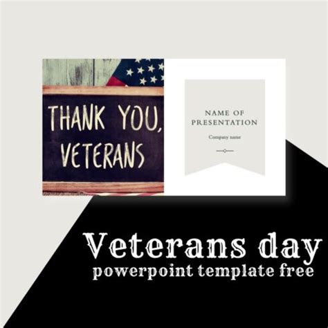 Free Clean Veterans Day Powerpoint Template Masterbundles