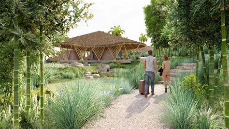 Una Masterplan Sustainable Bamboo Eco Hotel Design