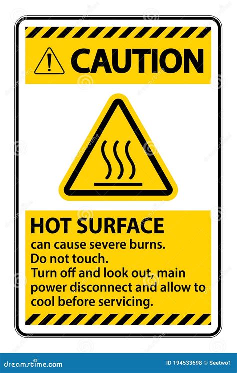 Hot Warning Sign
