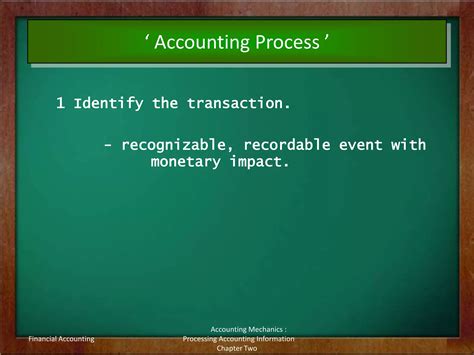 Basics of Accounting Mechanics-Processing Accounting Information | PPTX