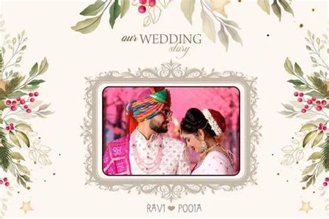 Wedding Album Cover Page Design 10 Psd Background 2024 Size 12x18 At Rs