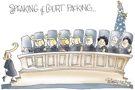 Supreme Court Packing Editorial Cartoon