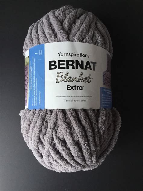 Bernat Blanket Extra 10 5oz 300g Bulky 7 Vapor Gray Etsy