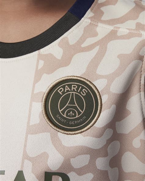 Tredelat fotbollsställ Paris Saint Germain 2023 24 fjärdeställ Nike