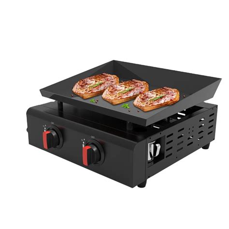 Buy Outdoor Gas Plancha Grill 2-burner Gas Bbq Grill from Yongkang ...