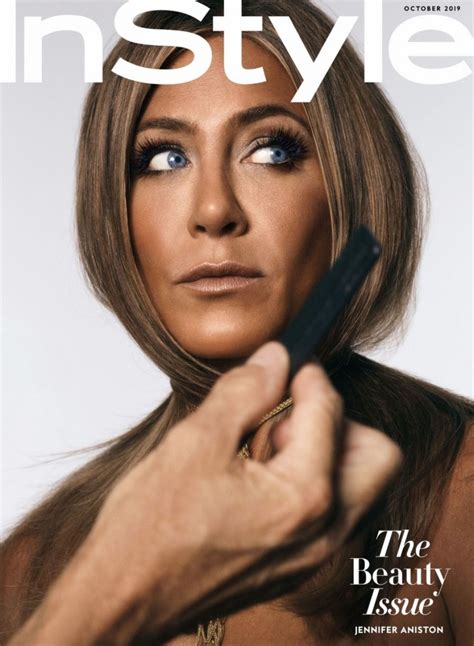 Jennifer Aniston In Instyle Magazine October