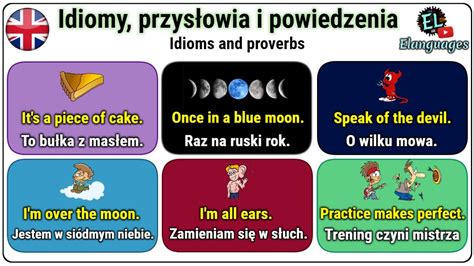 Idiomy Przys Owia I Powiedzenia Po Angielsku Zwroty I S Wka Idioms