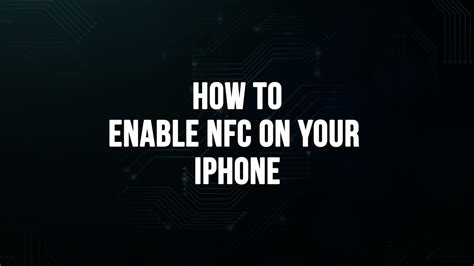 Simplify Tutorials How To Enable Nfc On Iphone Youtube