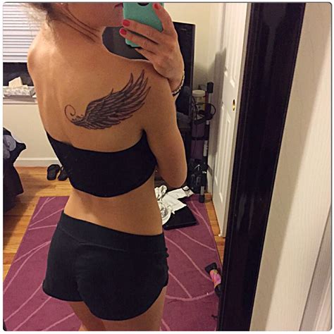 Angel Wing Tattoo Fashion Crop Tops Women