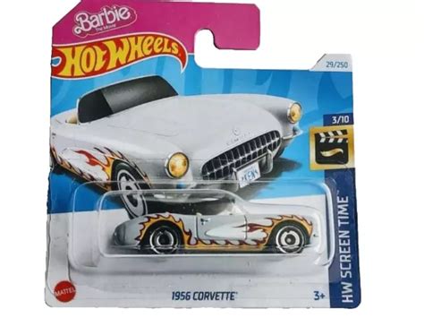 HOT WHEELS BARBIE The Movie Corvette 1956 HW Screen Time 3 10 Collector Mattel EUR 14 99