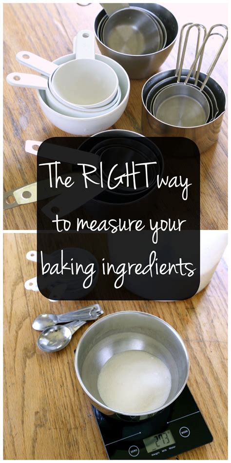 Measuring Your Ingredients Correctly Is So Important When Baking Here