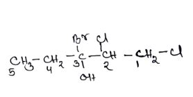 The Iupac Name Of The Compound Isch Ch Underset Oh Underset