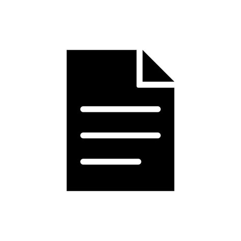 Document Icon Vector Design Templates 12384024 Vector Art At Vecteezy