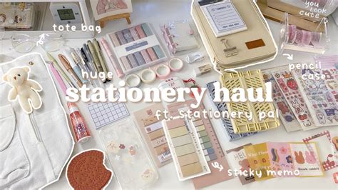 Huge Stationery Haul 2022 Ft Stationery Pal Cute Pastel YouTube