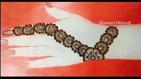 New Stylish Back Hand Mehndi Design L Mehndi Ke Design L Mehndi Video L Mehndi Ka Dijain L Henna