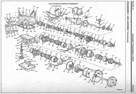 Ford A4ld Transmission Parts Diagram