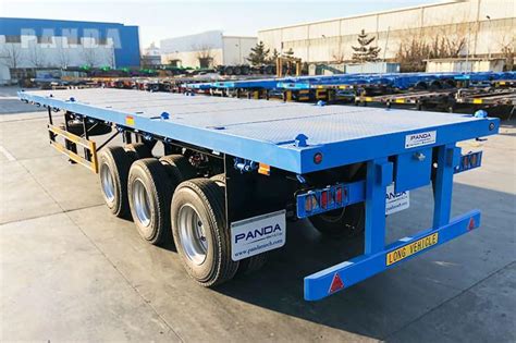 4 Axle Intermodal Container Chassis Trailers For Sale Panda Mech China