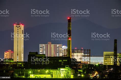 Night View Of Kitakyushu Seen From Shimonoseki City Across The Kanmon