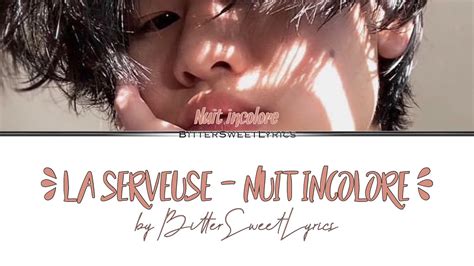 Nuit Incolore La Serveuse Lyrics Paroles Fr Eng YouTube