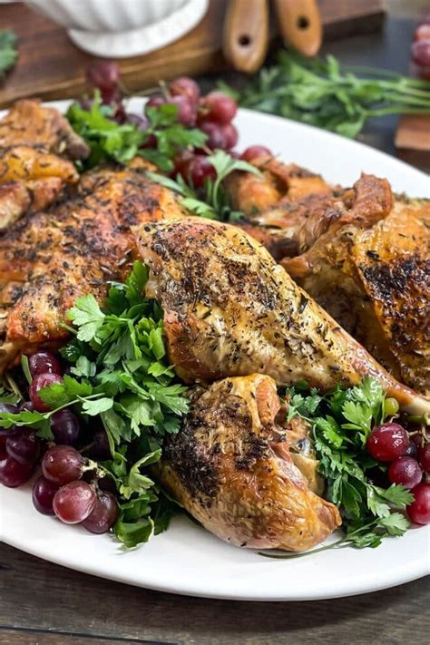 Roasted Turkey In Parts Cookthestory