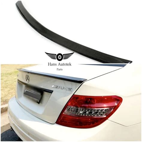 AMG C63 STYLE Carbon Fibre Rear Spoiler For Mercedes C Class W204 SEDAN