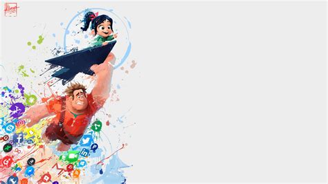 Ralph Breaks The Internet Wreck It Art Wallpaper Hd Movies Wallpapers