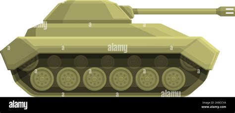 Icono De Tanque De Acero Vector De Dibujos Animados Ej Rcito Militar