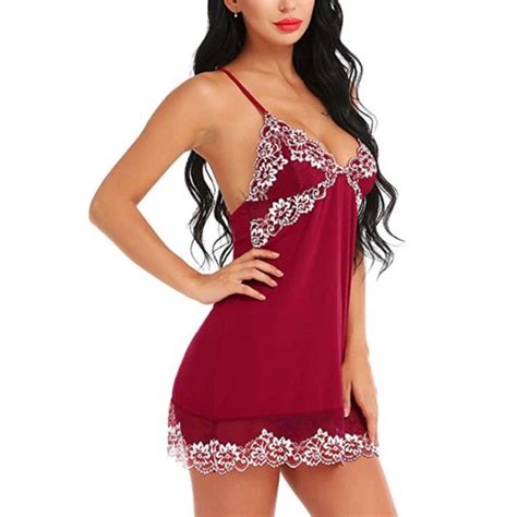 Jual Lingerie Sexy Lingerie Seksi Baju Tidur Seksi Silk Satin Seserahan Hantaran Shopee
