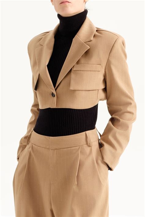 Crop Blazer Modasegreta