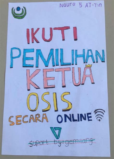 Contoh Poster Kampanye Osis Lukisan