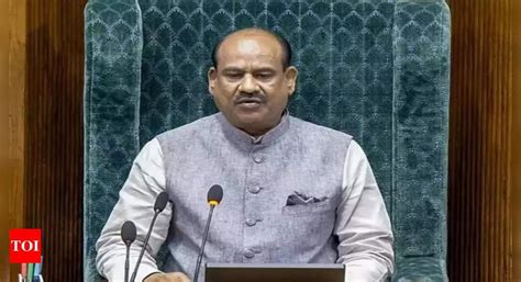 In Suspension Of Mps Not Tied To Breach Lok Sabha Speaker Om Birla Rtimesindiaauto