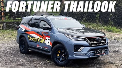 Wrapping Fortuner Jadi Livery Thai Look Youtube