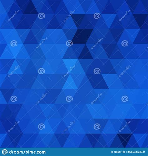 Fondo Triangular Azul Fondo Vectorial Abstracto Pasos Ilustraci N