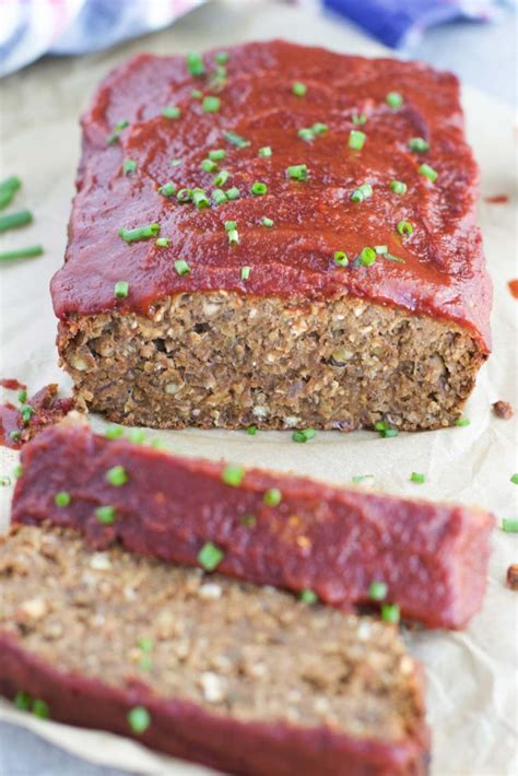 Vegan Lentil Mushroom Meatloaf Gluten Free Stacey Homemaker