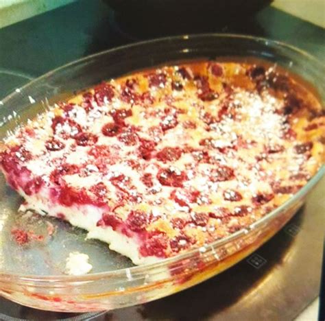 Recette CLAFOUTIS AUX FRAMBOISES Sur Les Gourmandises De Sandrine Bk