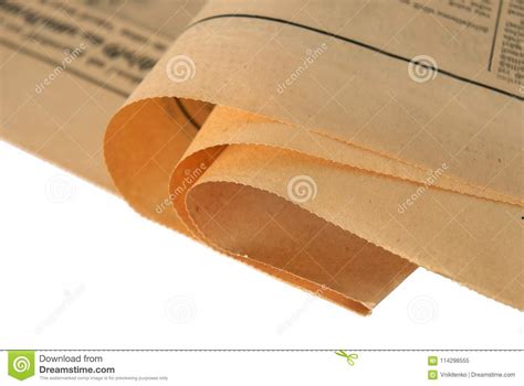 Yellowed Antique Newspaper Stock Image Image Of Articles 114298555