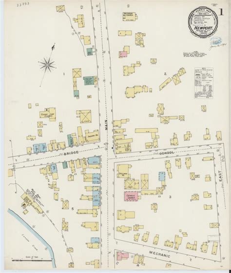 Sanborn Fire Insurance Map From Newport Herkimer County New York