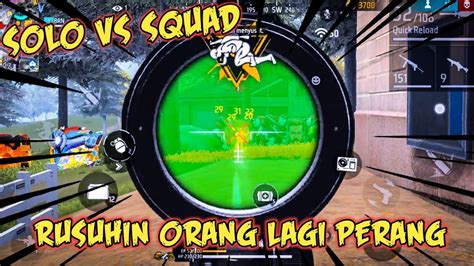 Solo Vs Squad Free Fire Sudah Kill Banyak Gagal Booyah Poco X Pro