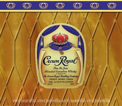 Printable Crown Royal Label Template Printable And Enjoyable Learning