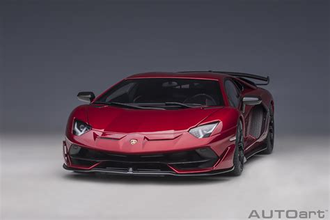 Autoart Lamborghini Aventador Svj Rosso Efesto Axellworks