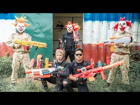 LTT Films SEAL Black Man Nerf Guns Fight Criminal Group Tiger Mask