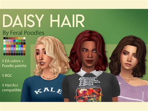 Sims 4 Hair Color Palette Cc